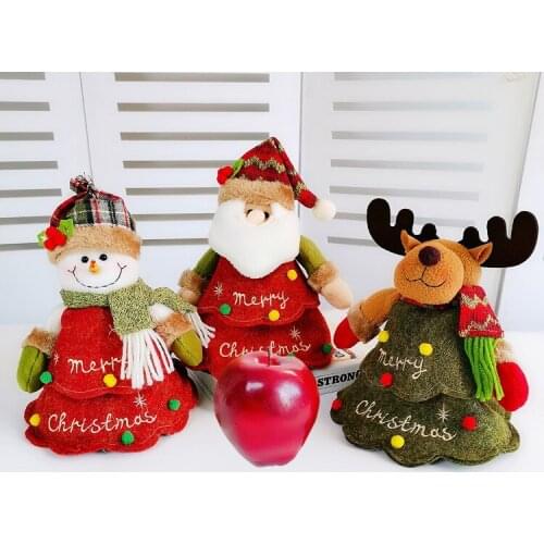 New Christmas apple bags, Christmas decoration gift bags Christmas Eve Santa candy gift bags