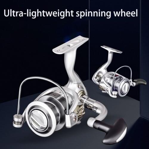 5.2:1 Fishing Reel1000-6000 Hot Metal Line Cup Fishing Tackle High Quality Fishing Spinning Reel Metal Spool Fishing Accessories