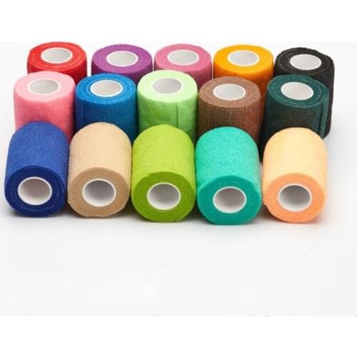 4.5m Self Adhesive Wrap Tape Medical Elastic Bandage Knee Protector 1 Pcs First Aid Kit Pet Bandage