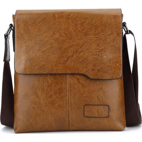 Famous Brands Men messenger Bags PU Leather Men Bag Briefcase Designer High Quality Shoulder Bags For Man Business Crossbody