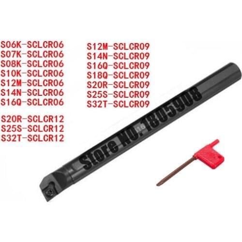 S06K-SCLCR06/S07K-SCLCR06/S08K-SCLCR06/S10K-SCLCR06/S12M-SCLCR06/S16Q-SCLCR09/S20R-SCLCR09/S25S-SCLCR09 SCLCL06/09 Turning tool