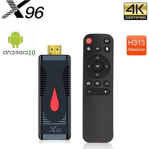 X96 S400 4K TV Stick Android10 Mini TV Box 2.4G Wifi Allwinner H313 Smart Box 2Gb 16Gb HD Media Player iptv Set Top Box