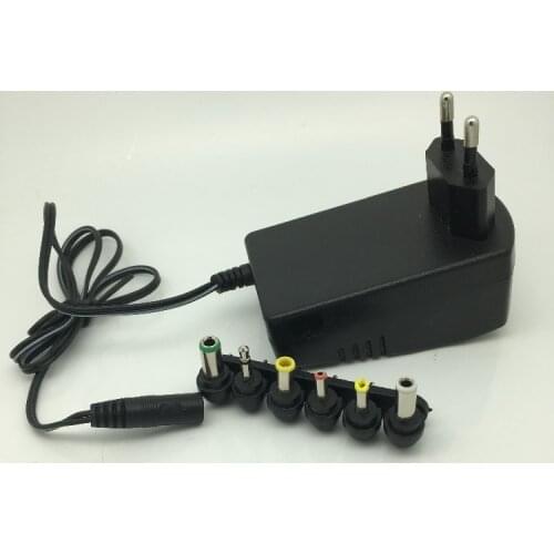 EU Standard Universal AC DC Charger Adapter Converter DC 3, 4.5, 6, 7.5, 9, 12 V 30W Power Charger L3FE Us Standard Universal