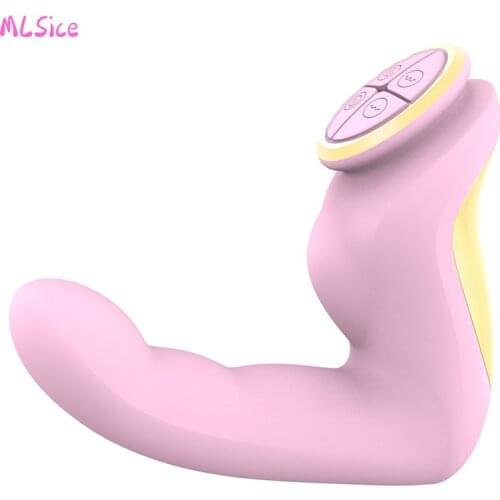 G Spot Vibrator Finger Vagina Massage Clitoris Stimulator Rabbit Double Vibrate Big Dildo Sex Toys For Women Female Masturbator