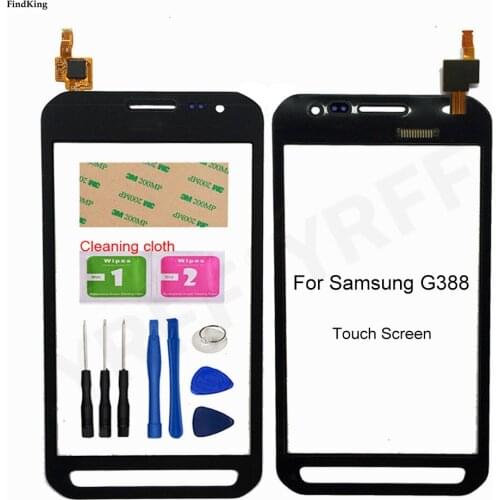High Quality Touch Screen For Samsung Galaxy Xcover 3 G388 G388F Touch Screen Digitizer Sensor Front Outer Glass Lens Panel