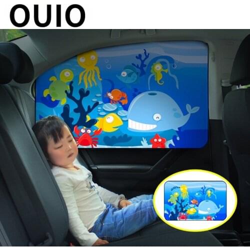 1PC Baby SunShade Stickers Magnetic Side Window Curtain Accessories For Honda Civic Accord Fit Subaru Impreza Forester XV Nissan