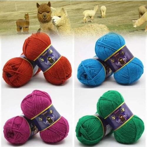 100g Camel Alpaca Knitted Soft diy cashmere Wool Thick Crochet Qulity Knitting wholesale Sweater Yarn Handcraft Thick NEW