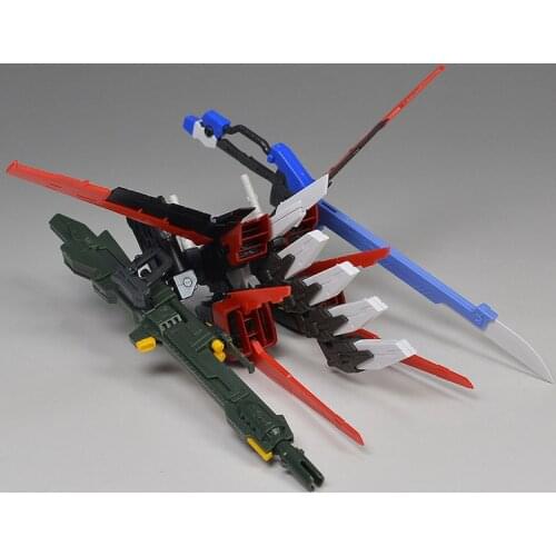 NWS RG 1/144 Perfect Strike Gundam Full Equipment Accessories Package Action Figure Assemble Model Toys