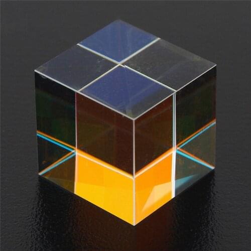 Laser Beam Combine Cube Prism Mirror Blue Laser Diode Module Toy Physics Teaching Learning Toys 2021 New