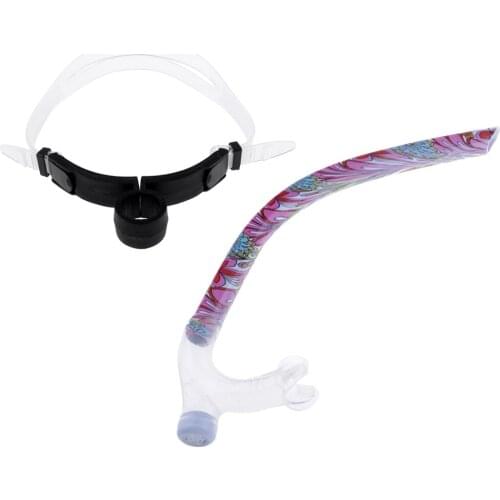 MagiDeal Ultra Swimming Diving Breathing Tube Snorkel Silica Breathing Tube Center Snorkel Scuba Diving Swim Training Equipment