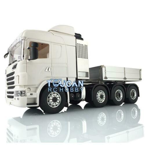 LESU 8*8 Sca Metal Chassis Hopper R730 Cab 1/14 RC Tractor Truck THZH0683-SMT2