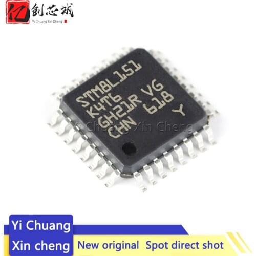 5PCS 100% New imported original STM8L151 STM8L151K4T6 STM8L151K6T6 QFP32 STM8L151C8T6 QFP-48 microcontroller MCU