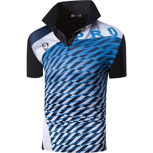 Jeansian Mens Sport Tee Polo Shirts POLOS Poloshirts Golf Tennis Badminton Dry Fit Short Sleeve LSL280 Black2