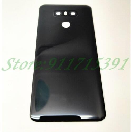 Original For LG G6 LS993 US997 VS998 H870 Battery Cover Rear Glass Door Battery Cover With Camera Lens + Adhesive