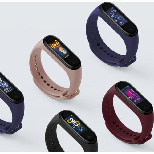 Silicone Watch band For Xiaomi Mi Band 3/4 Mi Band3 Bracelet for Miband 4 Wristband for mi band 4 Smart Watch Replacement Strap