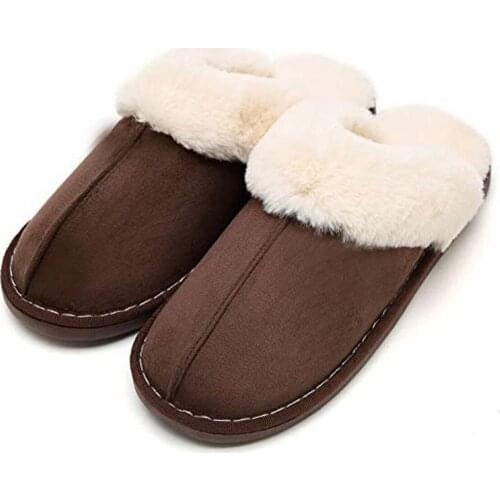 Fongimic Couple Winter Cotton Slippers Autumn Blowout Waterproof Household Slippers for Men Women Indoor Outdoor Warm Slippers