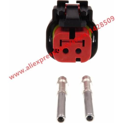 20 Sets 2 Pin Automotive Camshaft Sensor Plug Electrical Wiring Harness Connector For Cars Excavator