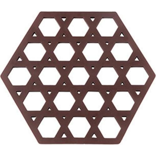 1 Piece Hollow Bowl Mat Coaster Heat Resistant Pot Holder Mat Non-Slip Milk Tea Coffee Drink Coaster For Cafe Restaurant