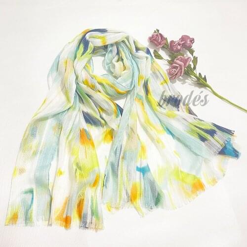 2021 Women Fashion Plain Stitch Cashew Floral Viscose Shawl Scarf From Indian Ethnic Print Wrap Pashmina Sjaal Muslim Hijab Caps