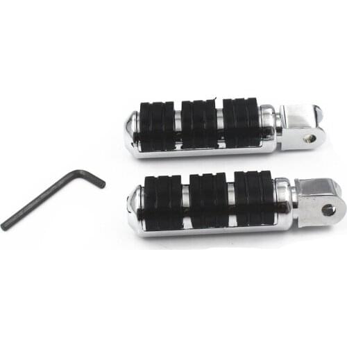 2x Motorcycle Front Foot Peg Footrest For Can-Am Spyder RS Honda CBR 954RR CBR 1100XX Suzuki Boulevard M90 Hayabusa GSX-R 1300R