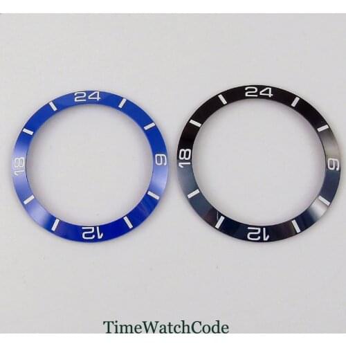 38MM Watch Bezel Insert Parts Fit For 40mm Watch Case Ceramic Material