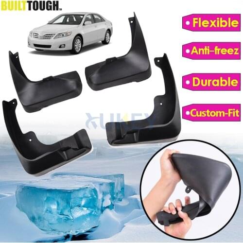 Car Flexible Set Mud Flaps For Camry Altis Aurion XV40 2007 - 2011 Mudflaps Splash Guards Mudguards 2008 2009 2010 Accessories