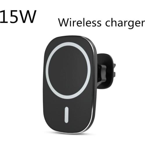 Car phone holder 15W fast charging magnetic wireless charger for iPhone 11/11Pro 12mini 12Pro Max 8Plus Samsung S9/10 Huawei P40