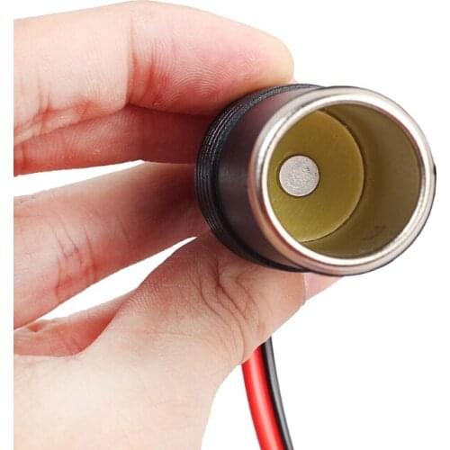 Car Crocodile Clamp Charger Cable Clip Cigarette Lighter Socket Power Supply