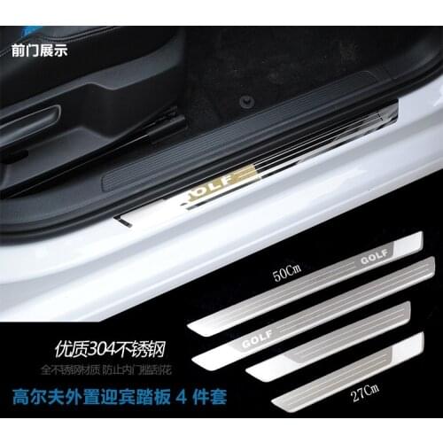 Auto parts High-quality stainless steel Scuff Plate/Door Sill fit For Volkswagen Golf 7 MK7 2011-2016 Car styling Car Covers