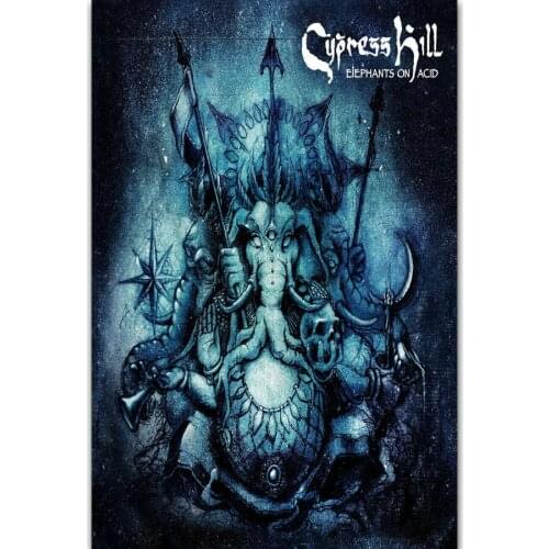 Cypress Hill Elephants On Acid New Album Silk Cloth Poster Art Bedroom Decoration