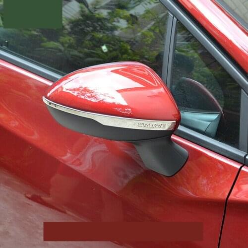 For Chevrolet Cruze 2016 2017 2018 Stainless steel Car accessories styling Car Rearview mirror decoration strip cover trim