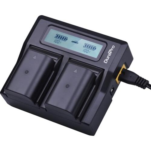 2Pc DMW-BLF19 DMW-BLF19E DMW-BLF19PP Rechargeable Battery+ Fast LCD Dual Charger for Panasonic Lumix GH3 GH4 GH5 G9