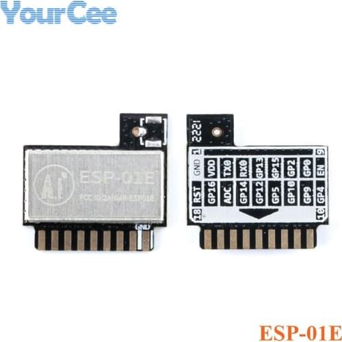ESP-01 ESP-01E ESP8285 WIFI Wireless Module Serial Port TTL to WiFi Transparent Transmission UART GPIO ADC PWM SPI I2C DIP-18