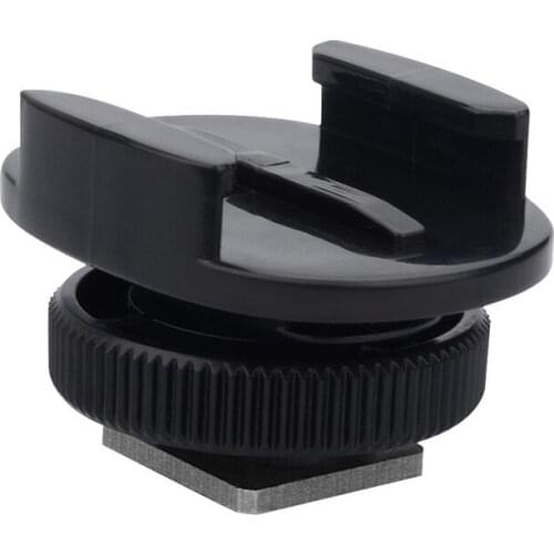 Gopro 360 Degree Rotating Single Reflector Pedestal Action Camera Supplementary Lamp Bracket with 1/4 Screw Hole