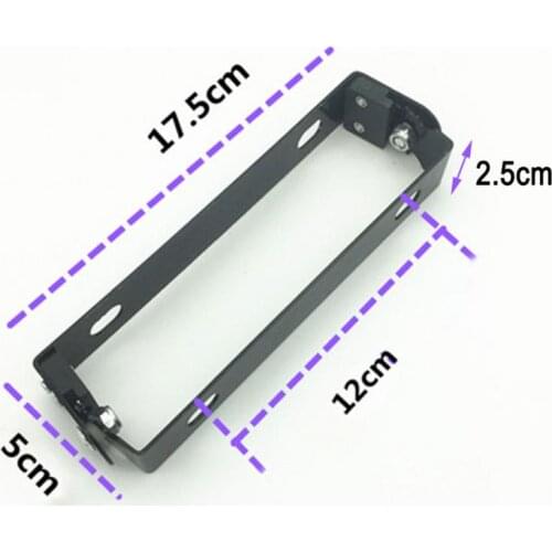 Adjustable angle license plate bracket and frame license plate bracket of aluminum motorcycle license plate for BMW moto