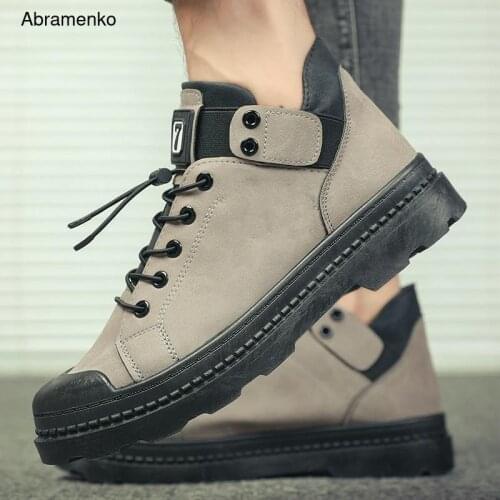Autumn Winter New Fashion Comfortable Men Shoes Comfortable Sneakers Men High Quality Men Leather Casual Shoes Zapatos Hombre