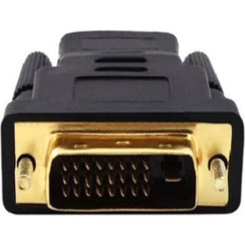 Best Sellers Factory Price DVI Male (24+1 Pin) To HDMI-compatible Female 24K Gold-plated Super Wear-resistant Display Adapter