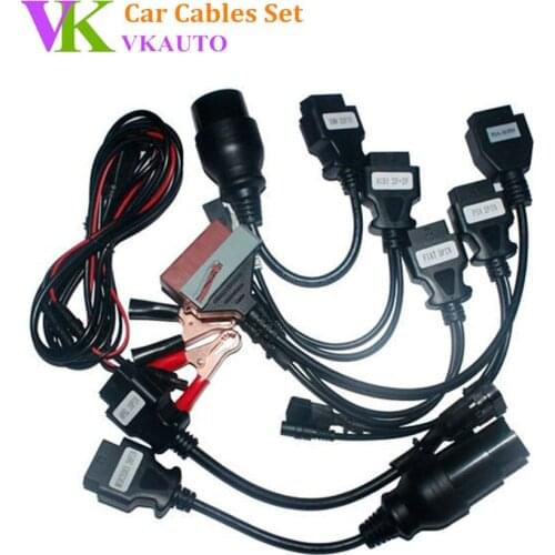 Best Car Cables 8 Cars Cables Full Set for TCS DS150 MultiDiag Diagnostic Tool Free Shipping