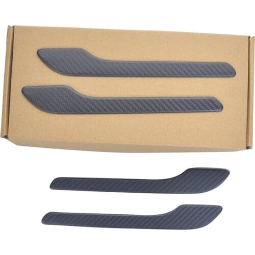 4pcs set For Tesla Model 3 Model Y Car door handles Matte Carbon Fiber Decoration Cover Accessories