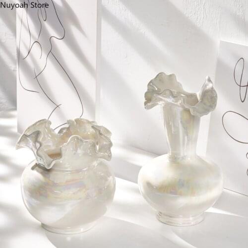 Nordic Creative Ceramic Dried Flower Vase Home Living Room Decoration Flower Arrangement Accessories Modern Minimalist Crafts