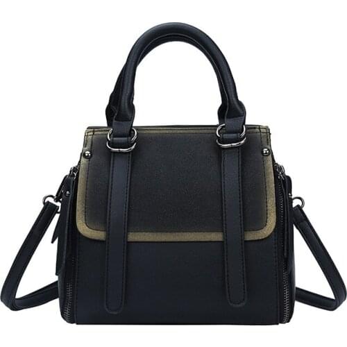 2019 New PU Leather Retro Style Popular Womens Handbags Solid Color Simple Hot Sale Girls Small Shoulder Bag ZX-092