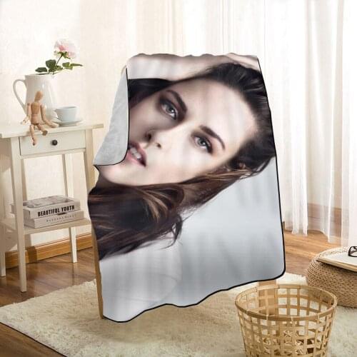 New Arrival Kristen Stewart Blankets Printing Soft Blanket Throw On Home/Sofa/Bedding Portable Adult Travel Cover Blanket 1201