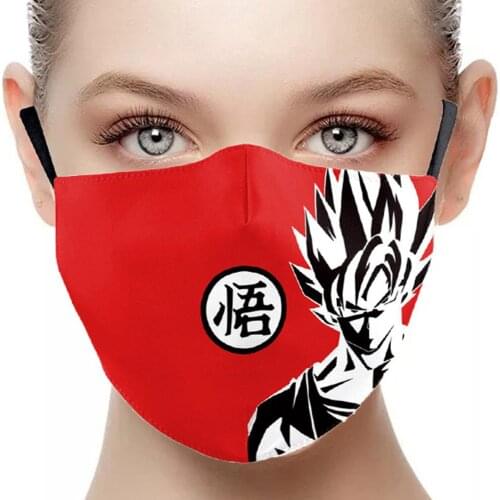 New Japan Anime Popular Protection Masks Halloween Cospaly Party Mask Street Sports Dust-proof Breathable Adjustable Adult Mask