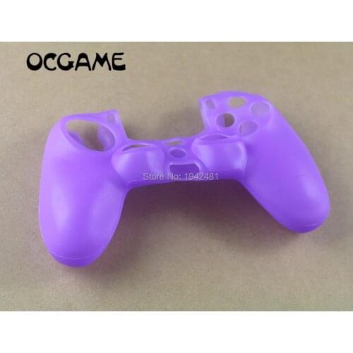 OCGAME 12 Color Choice High Quality Silicone Rubber Soft Case Skin Cover for PS4 Controller Grip Handle
