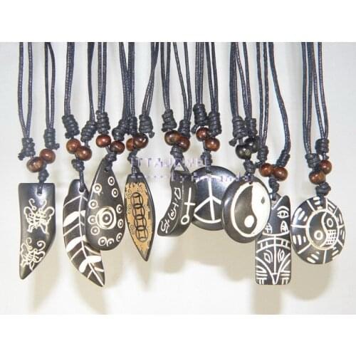 Wholesale 50Pcs Mens Xbone Necklace,Mixed Design,Free Shipping