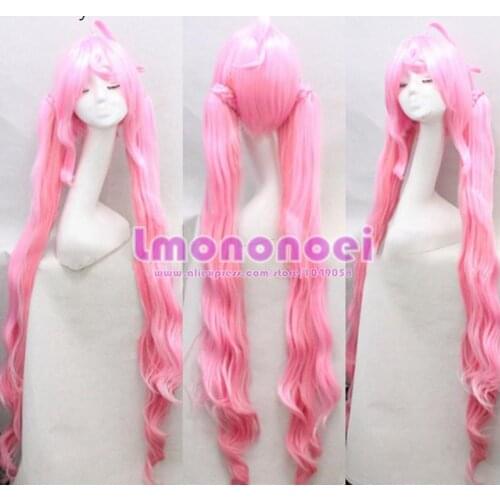 Game ELSWORD Labi Cosplay Wigs Long Pink Halloween Party Heat Resistant Synthetic Hairwear+Wig Cap