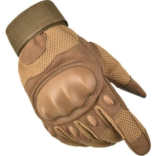 Touch Screen Hard Knuckle Tactical Gloves Army Military Combat Airsoft Outdoor Climbing Shooting Paintball Full Finger Glove Men