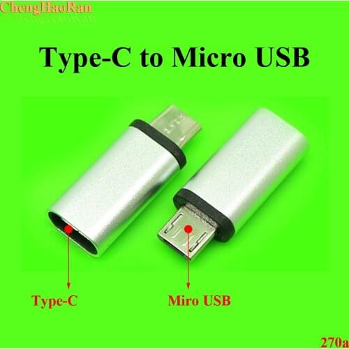 1pcs Type c to Micro USB Android Phone Cable Adapter Charger Converter for Xiaomi Mi6 Mi5 Huawei P9 P10 letv Type-c Cable