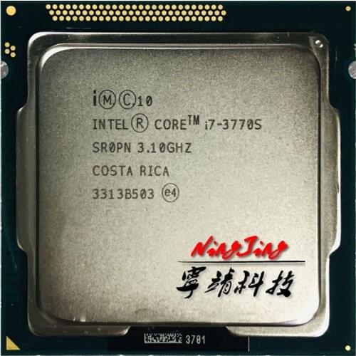 Intel Core i7-3770S i7 3770S i7 3770 S 3.1 GHz Quad-Core Eight-Core 65W CPU Processor LGA 1155