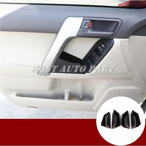 Interior Side Door Storage Box Holder 4pcs For Toyota Prado FJ150 2010-2019 Car accesories interior Car decoration